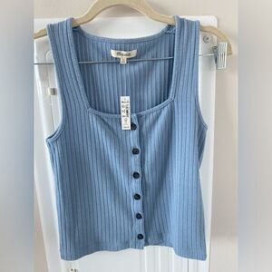 Madewell Crop Button-up Top